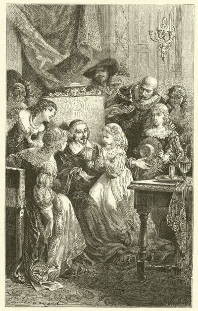 Blaise ve Jacqueline Pascal by after Emile Antoine Bayard