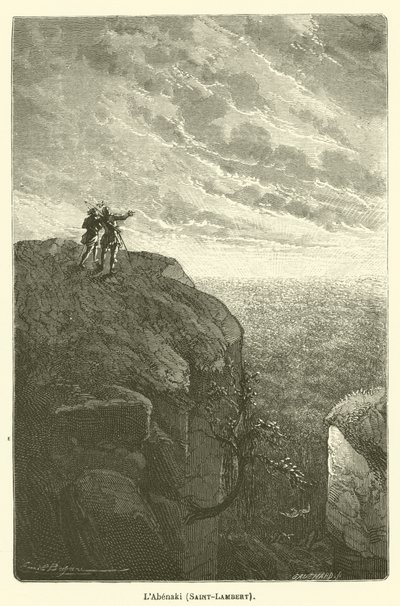 LAbenaki, Saint-Lambert by after Emile Antoine Bayard