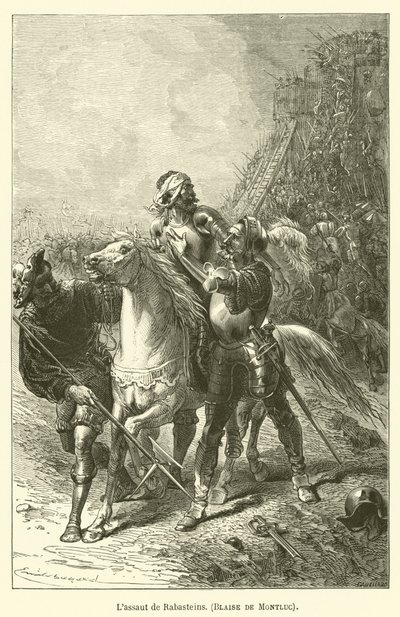 Lassaut de Rabasteins, Blaise de Montluc by after Emile Antoine Bayard