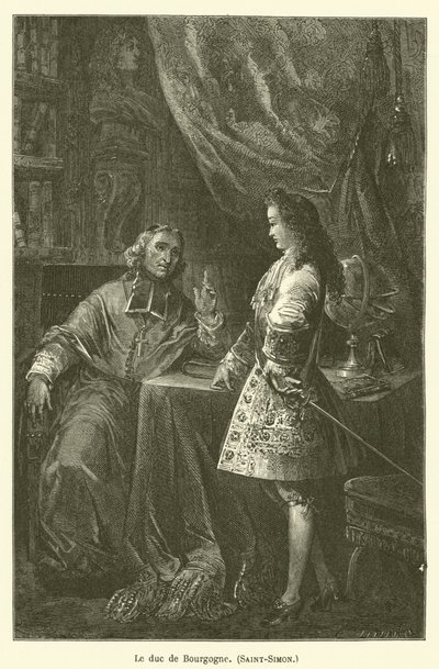Burgonya Dükü, Saint-Simon by after Emile Antoine Bayard