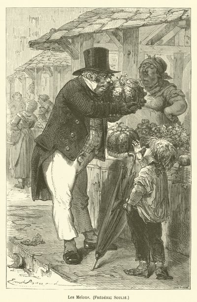 Les Kavunlar, Frederic Soulie by after Emile Antoine Bayard