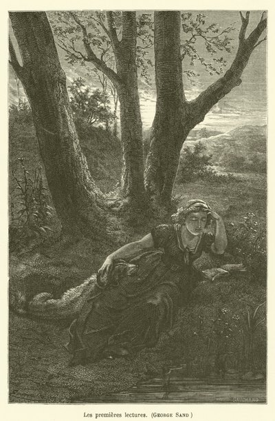İlk okumalar, George Sand by after Emile Antoine Bayard