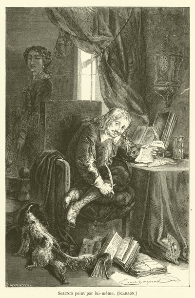 Scarron kendi kendine boyandı, Scarron by after Emile Antoine Bayard