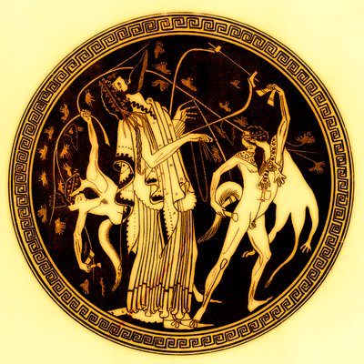 Dionysos ve satirler, J. E. Harrison ve D. S. MacColl