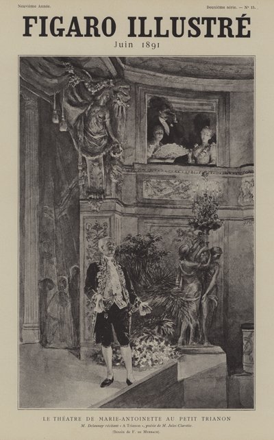 Fransız aktör Louis Arsene Delaunay, Versailles Petit Trianon