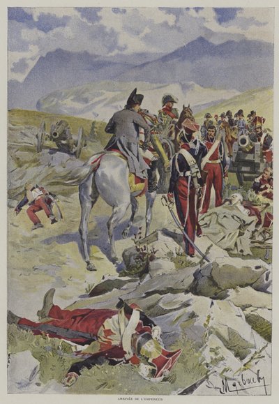 İmparatorun gelişi by after Felicien baron de Myrbach Rheinfeld