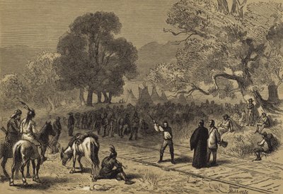 Pasifik Demiryolunun Tamamlanması by after Felix Octavius Carr Darley