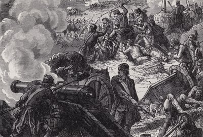 Bunker Hill Savaşı by after Felix Octavius Carr Darley