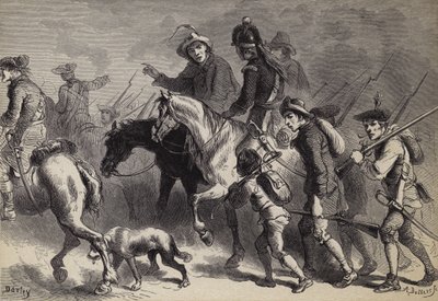 New England yeomanry Ayaklanması by after Felix Octavius Carr Darley