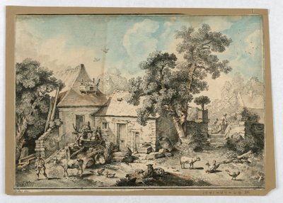 Oturan Çoban by after Francois Boucher