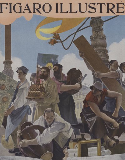 Evrensel Sergi 1900 by after Francois Flameng