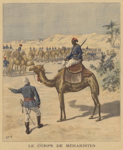 Meharistes Kolordusu by after Frederic Theodore Lix