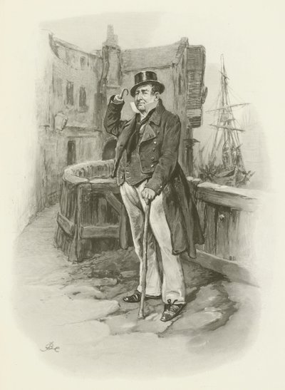 Kaptan Cuttle by after Frederick Barnard