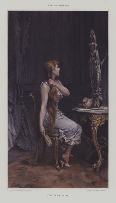 Altın Saç (kromotipografi) by after Frederik Hendrik Kaemmerer