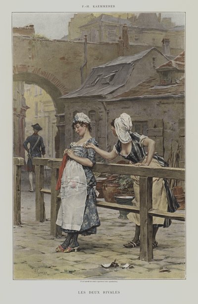 İki Rakip by after Frederik Hendrik Kaemmerer