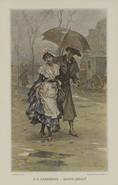 manon lescaut by after Frederik Hendrik Kaemmerer