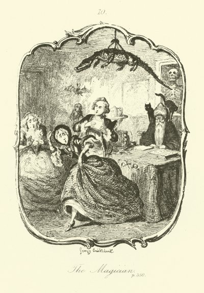 Tobias Smollett tarafından Peregrine Turşu için İllüstrasyon by after George Cruikshank