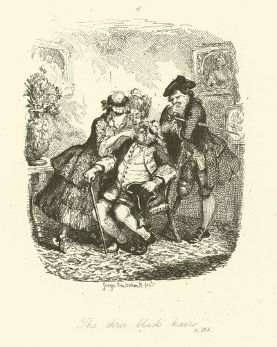 Tobias Smollett tarafından Peregrine Turşu için İllüstrasyon by after George Cruikshank