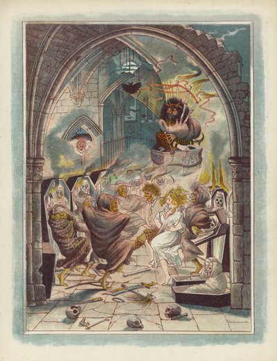 Robert Burns tarafından Tam OShanter için İllüstrasyon by after George Cruikshank