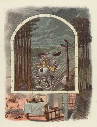 Robert Burns tarafından Tam OShanter için İllüstrasyon by after George Cruikshank