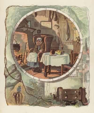 Robert Burns tarafından Tam OShanter için İllüstrasyon by after George Cruikshank