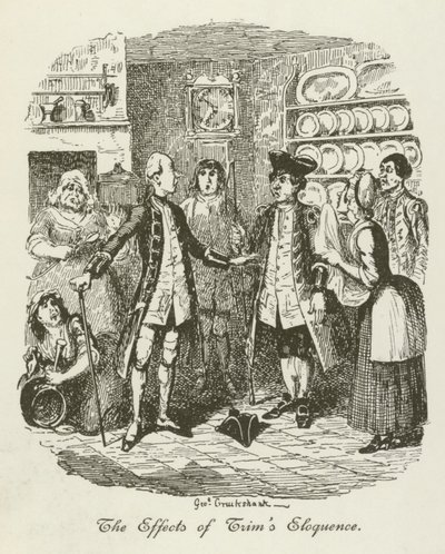 Tristram Shandy için İllüstrasyon by after George Cruikshank