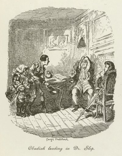 Tristram Shandy için İllüstrasyon by after George Cruikshank