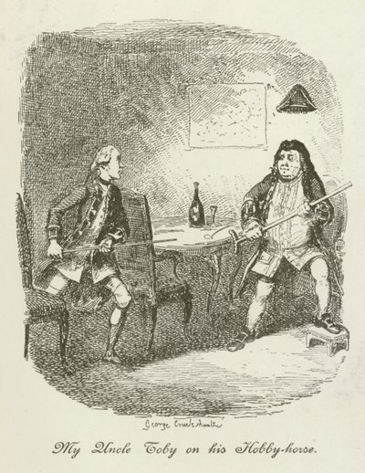 Tristram Shandy için İllüstrasyon by after George Cruikshank