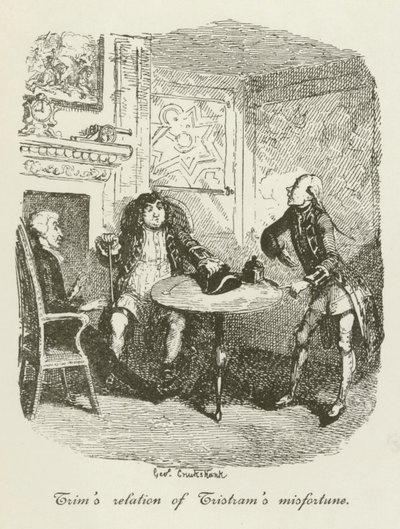 Tristram Shandy için İllüstrasyon by after George Cruikshank