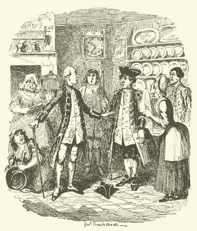 Tristram Shandy için İllüstrasyon by after George Cruikshank