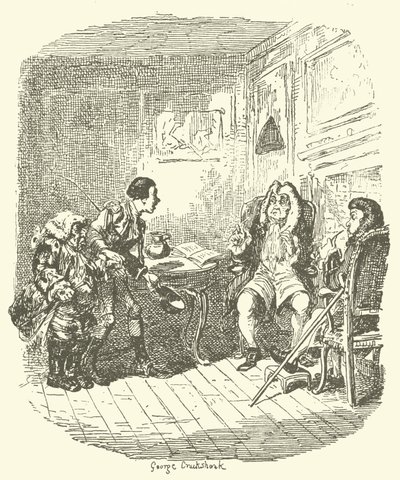 Tristram Shandy için İllüstrasyon by after George Cruikshank