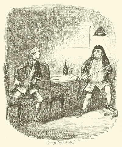 Tristram Shandy için İllüstrasyon by after George Cruikshank