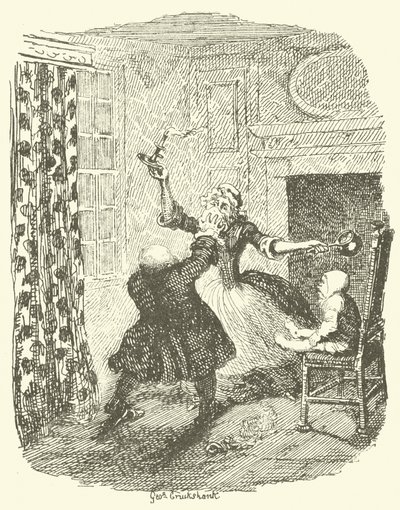 Tristram Shandy için İllüstrasyon by after George Cruikshank