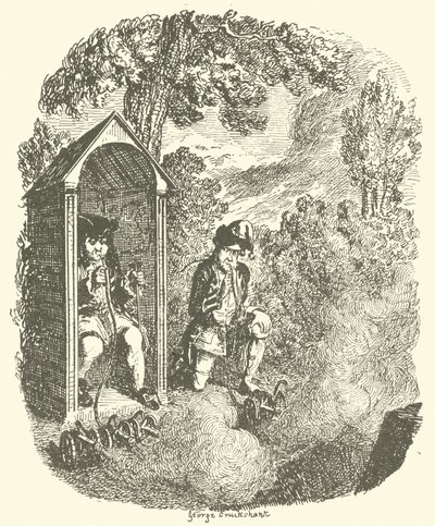 Tristram Shandy için İllüstrasyon by after George Cruikshank