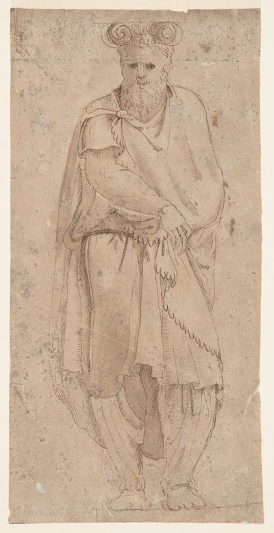 Ayakta Atlante (bir Daçyalı tutsak) by after Giorgio Vasari