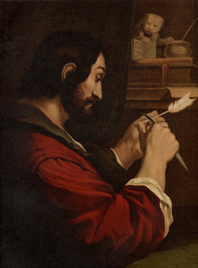 Evangelist İşareti by after Guercino