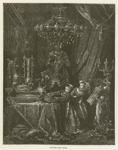 Fatma ve Anna by Gustave after Dore