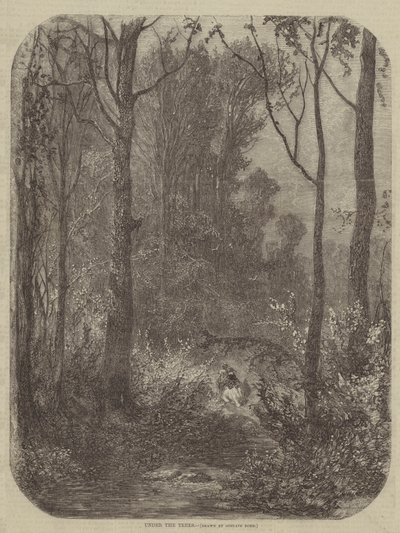 Ağaçların altında by Gustave after Dore