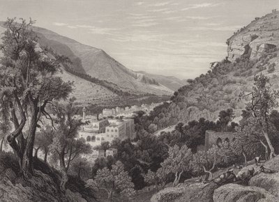 Nablus, Antik Şekem by after Harry Fenn