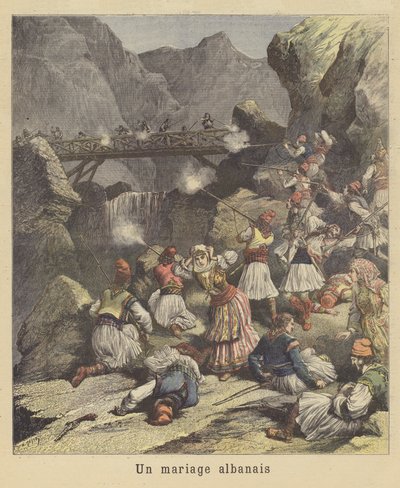 Arnavut düğünü by after Henri Meyer