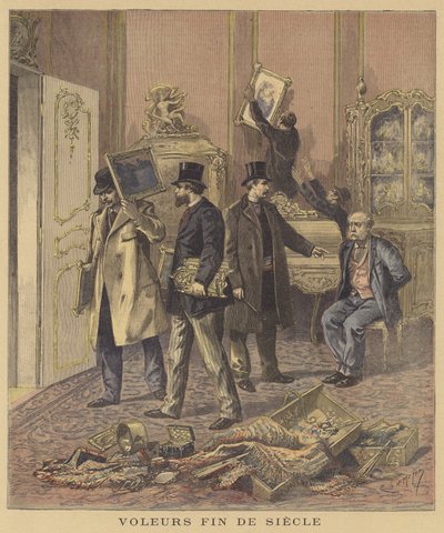 cüretkar bir soygun by after Henri Meyer