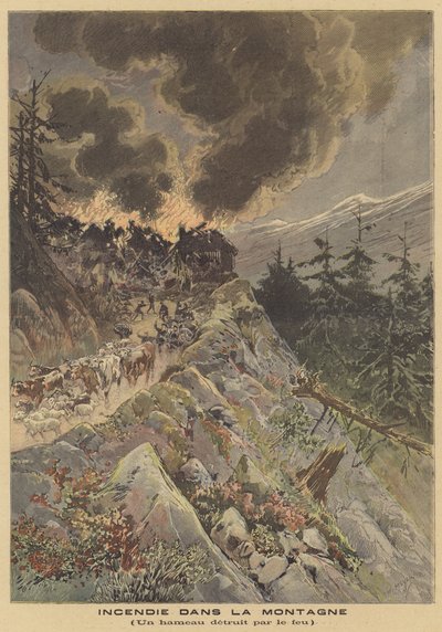 dağlarda ateş by after Henri Meyer