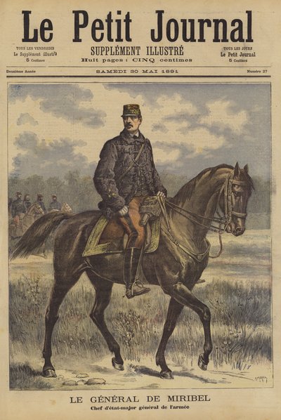 Fransa Genelkurmay Başkanı General de Miribel by after Henri Meyer