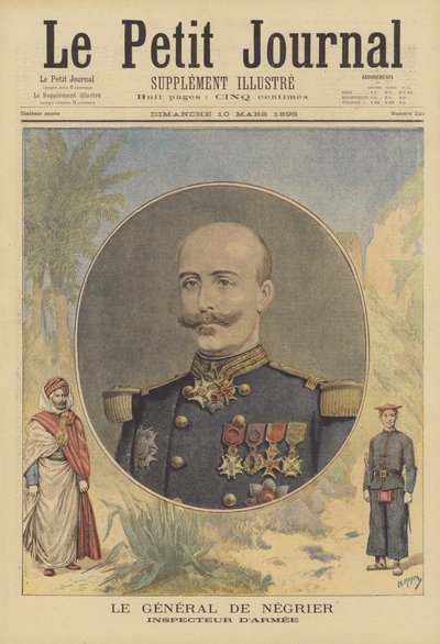 Fransız Ordusu Müfettişi General de Negrier by after Henri Meyer