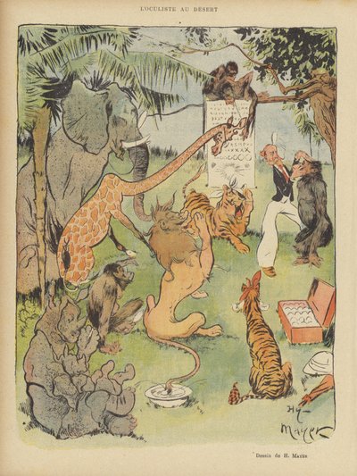 Le Rire için İllüstrasyon by after Henri Meyer