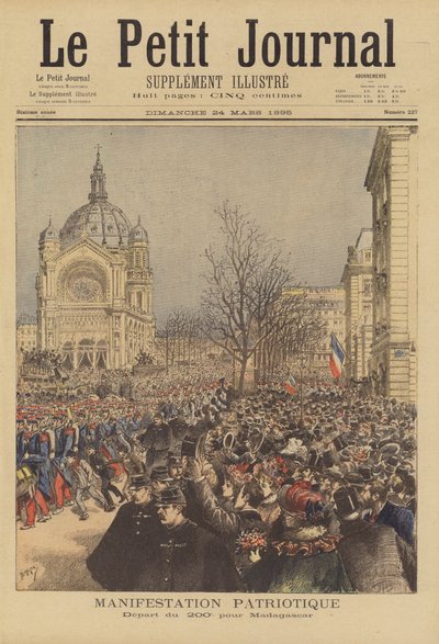 vatansever gösteri by after Henri Meyer