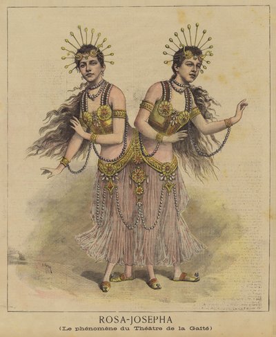 Siyam ikizleri by after Henri Meyer
