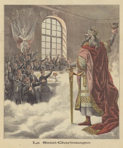 Paris Üniversitesi öğrencileri Charlemagne