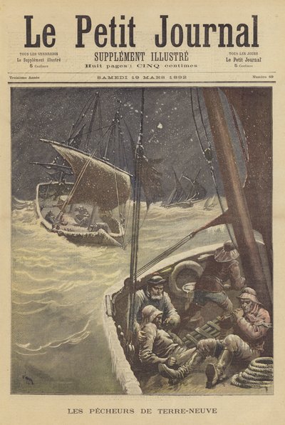 Newfoundland balıkçıları by after Henri Meyer
