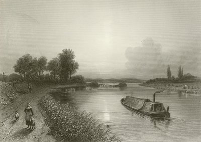 Wightnor yakınlarındaki Trent Nehri by Henry after Warren